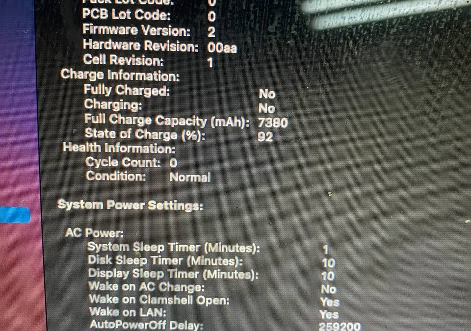 Battery Macbook Air Replacement