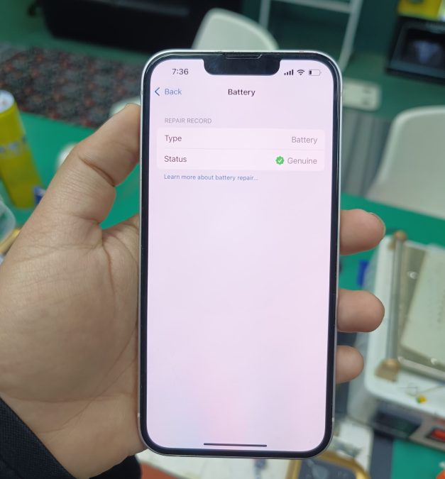 iPhone 13 Battery Replacement (Genuine Part).